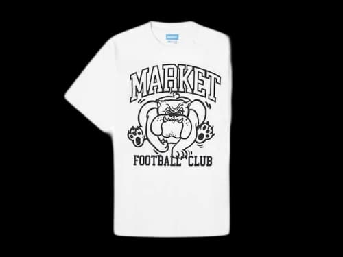 Market Offensive Line Uv T-Shirt White