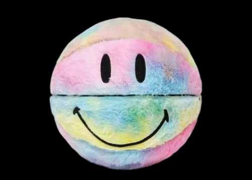 Market Smiley Cotton Candy Plush Basketball Tie-Dye