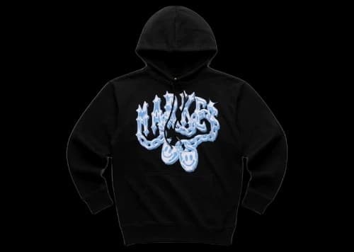 Market Smiley Market Chain Hoodie Black