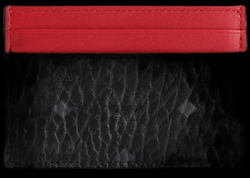MCM Card Case Visetos Mini Black/Red