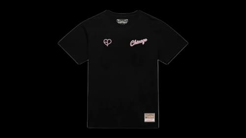 Mitchell & Ness x BLACKPINK Chicago Bulls Tee Black
