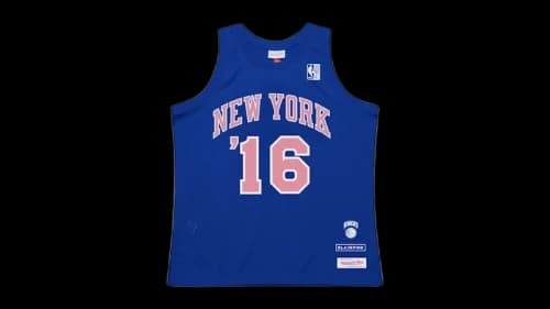Mitchell & Ness x BLACKPINK Knicks Jersey Blue