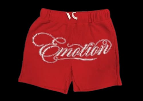 Mixed Emotion Emotion Signature Shorts Red