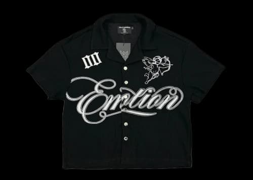Mixed Emotion Signature Shirt Black