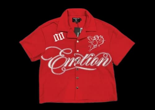 Mixed Emotion Signature Shirt Red