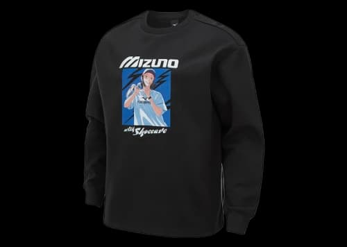Mizuno x Shoecave L/S T-shirt Black