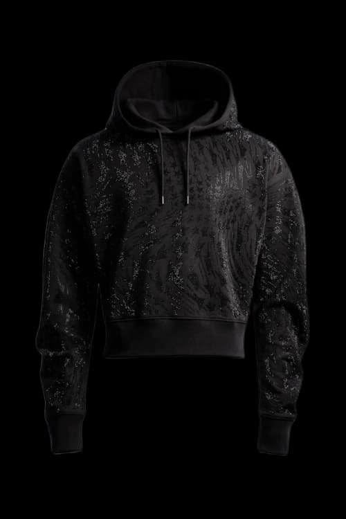Mugler H&M Rhinestone-Embellished Hoodie (Mens) Black