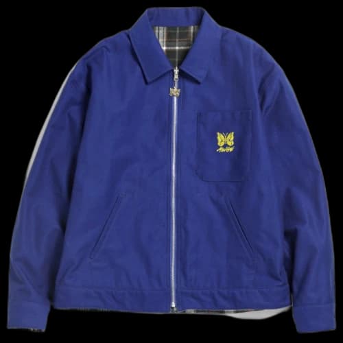 Needles x AWGE Reversible Work Jacket Blue