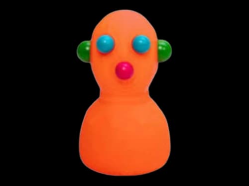NeeDoh Panic Pete Squishy Fidget Toy Orage