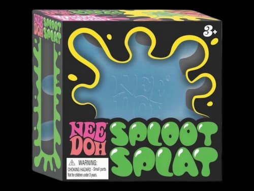 NeeDoh SplootSplat Squishy Fidget Toy Blue