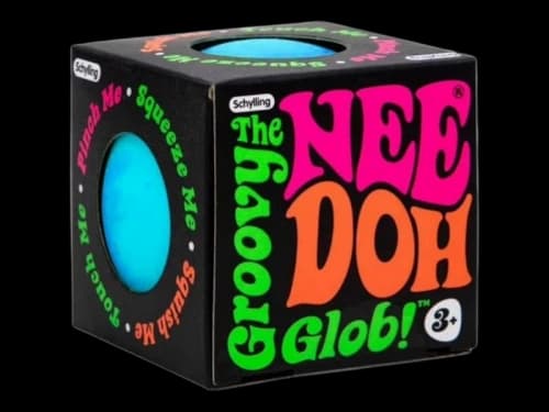 NeeDoh The Groovy Glob! Squishy Fidget Toy Blue