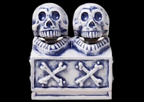 Neighborhood Booze Dual Skull CE-Incence Chamber Blue