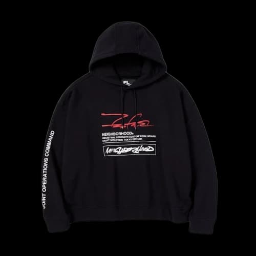 Neighborhood x Futura Laboratories Hoodie Black