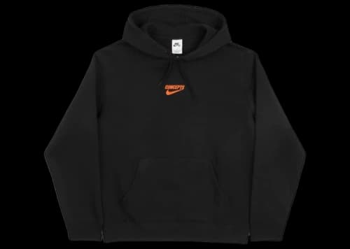 Nike SB x Concepts Hoodie Black Orange