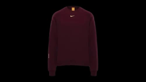 Nike x NOCTA Fleece CS Crew Dark Beetroot