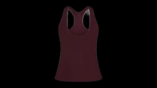 Nike x SKIMS Women's Airy Racer Back Tank Currant