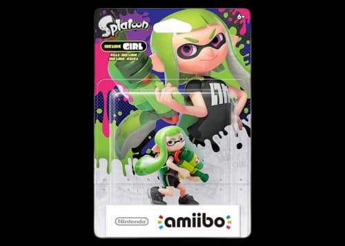 Nintendo Splatoon Inkling Girl amiibo Green