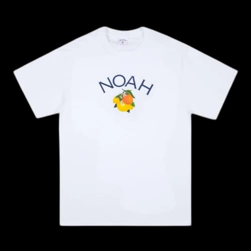 Noah Citrus Core Logo Tee White