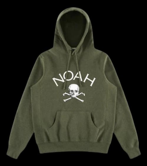 Noah Jolly Roger Hoodie Olive Heather
