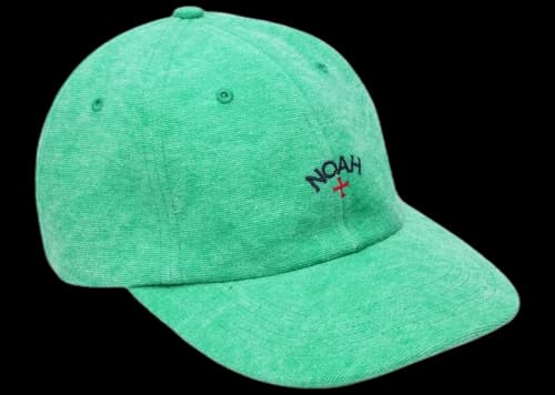 Noah Recycled Canvas Core Logo 6-Panel Emerald