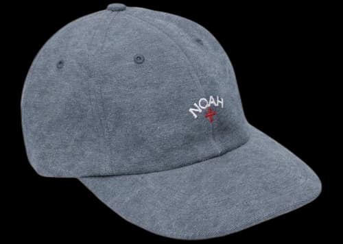 Noah Recycled Canvas Core Logo 6-Panel Navy