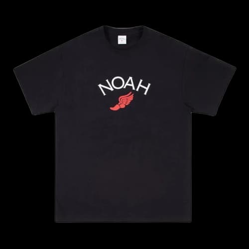 Noah Winged Foot Logo Tee (SS19) Black