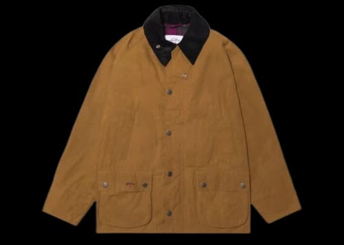 Noah x Barbour Dry Waxed Bedale Jacket Nicotine