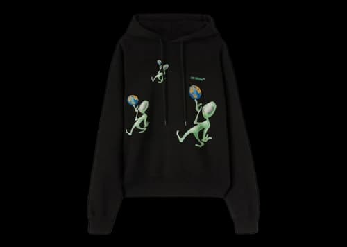 OFF-WHITE Alien Arrow Skate Hoodie Black/Green