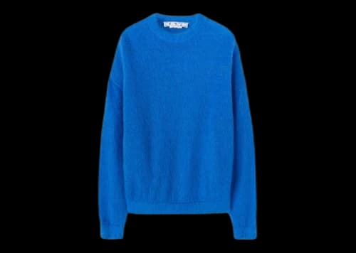 OFF-WHITE Arrow Mohair Skate Knit Light Blue