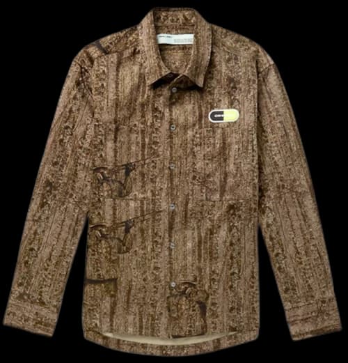 OFF-WHITE Camouflage Print Overshirt Camo