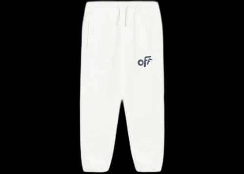 OFF-WHITE Kids Rounded Sweatpants White/Blue
