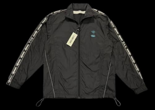 OFF-WHITE Logo Tape Track Jacket Black