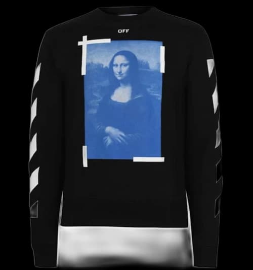 OFF-WHITE Mona Lisa Sweatshirt Black