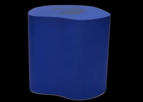 OFF-WHITE Organic Stool Blue