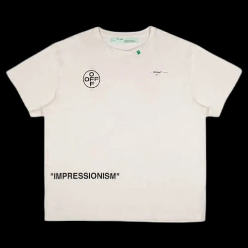 OFF-WHITE Oversized Diag Stencil T-Shirt White