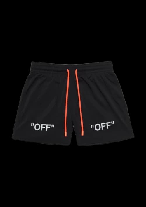 OFF-WHITE Swim Shorts Black/White