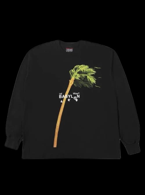 OFF-WHITE x Babylon Ill Wind Palm L/S T-shirt Black