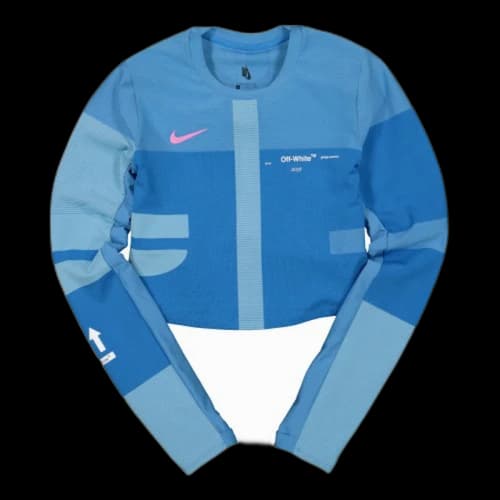 OFF-WHITE x Nike Women's Easy Run Top Photo Blue