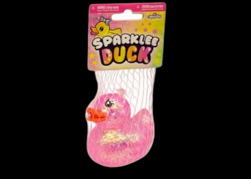 ORB Sparkle Duck Toy Squishy Fidget Toy Pink