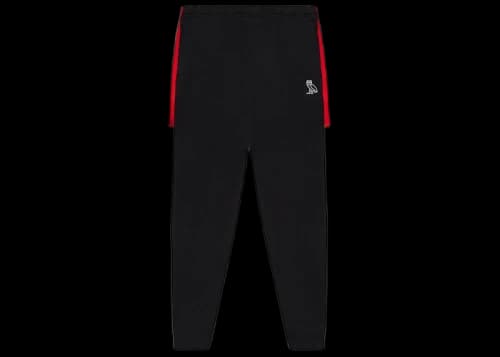 OVO All Court Track Pant Black/Red