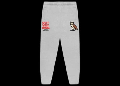 OVO Bubble Sweatpant Heather Grey