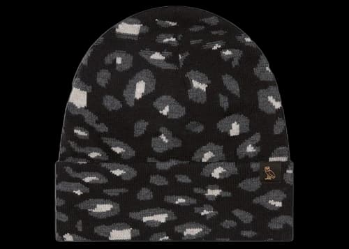 OVO Cheetah Print Beanie Black