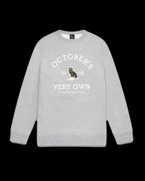 OVO Collegiate Crewneck Heather Grey