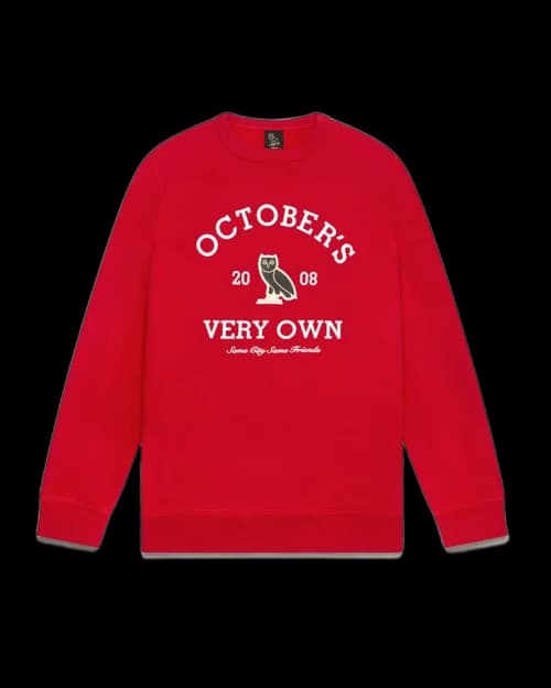 OVO Collegiate Crewneck Red
