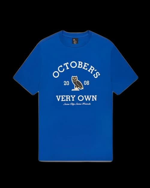 OVO Collegiate T-shirt Royal Blue