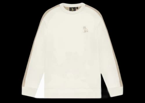 OVO Colour Block Crewneck Cream/Khaki