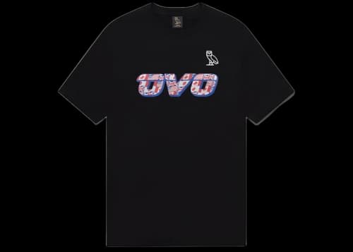 OVO Flag Runner T-shirt Black