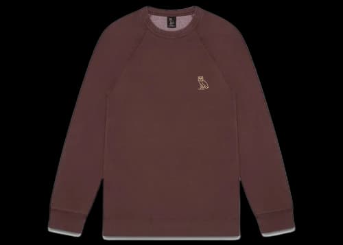 OVO Garment Dye Crewneck (FW21) Burgundy