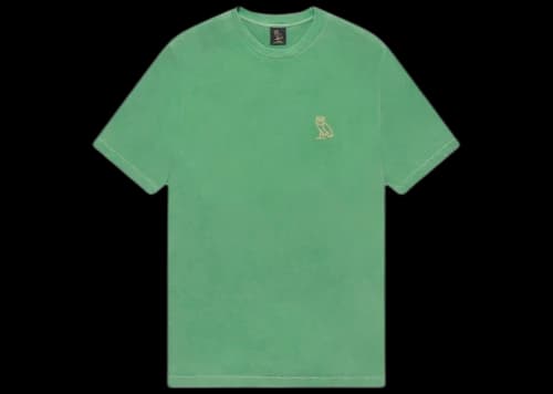 OVO Garment Dye T-shirt Emerald Green