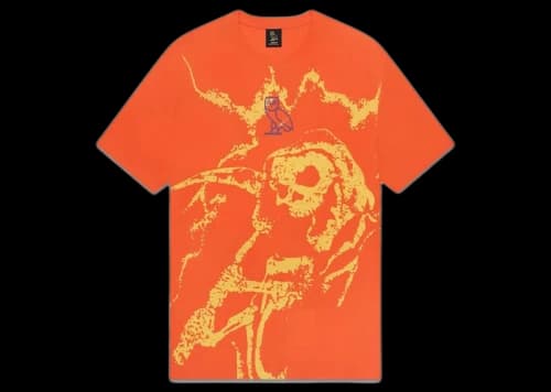 OVO Grim Reaper T-shirt Orange